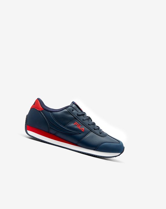 Fila Province Tenis Shoes Azul Marino Rojos Blancos | 678203-FJY