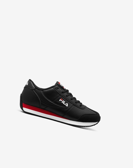 Fila Province Tenis Shoes Negros Rojos Blancos | 503416-YVL