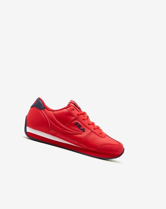 Fila Province Tenis Shoes Rojos Azul Marino Blancos | 385247-AHL