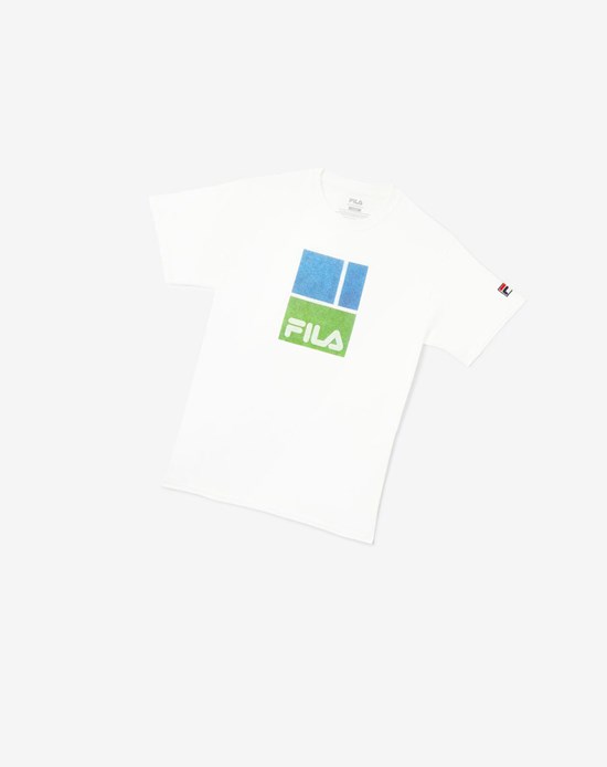 Fila Queens Tee Blancos | 018537-ZVE