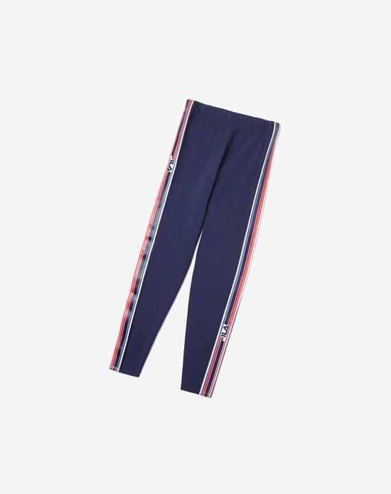 Fila Ragini High Rise Legging Blancos Rojos | 062514-KWP