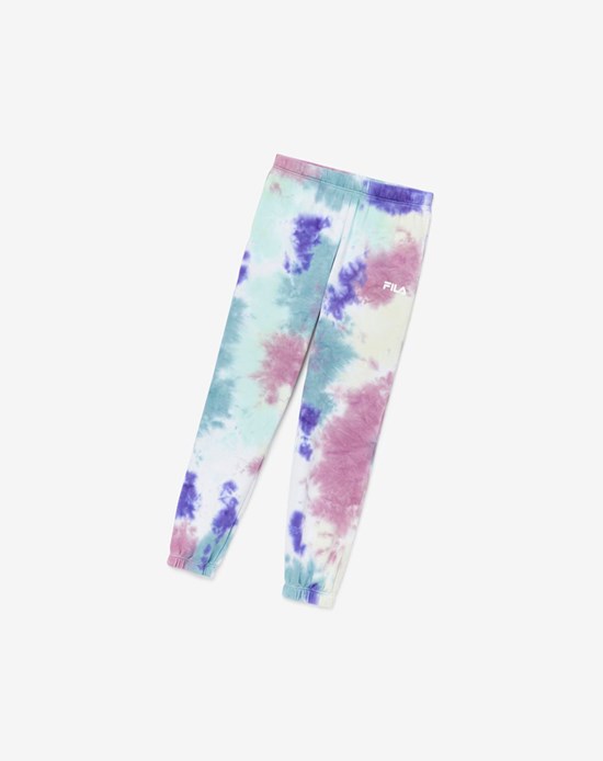 Fila Raleigh Tie Dye Jogger Azules | 527416-UZF
