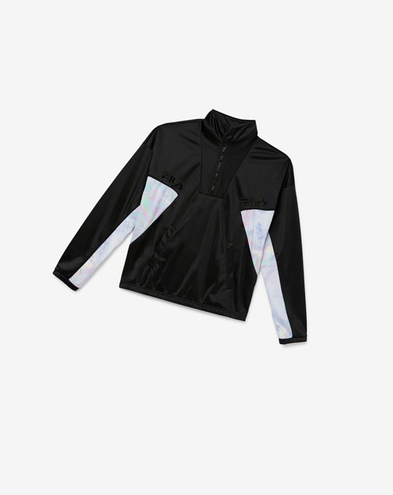 Fila Rally Pista Jacket Negros | 039458-MNC
