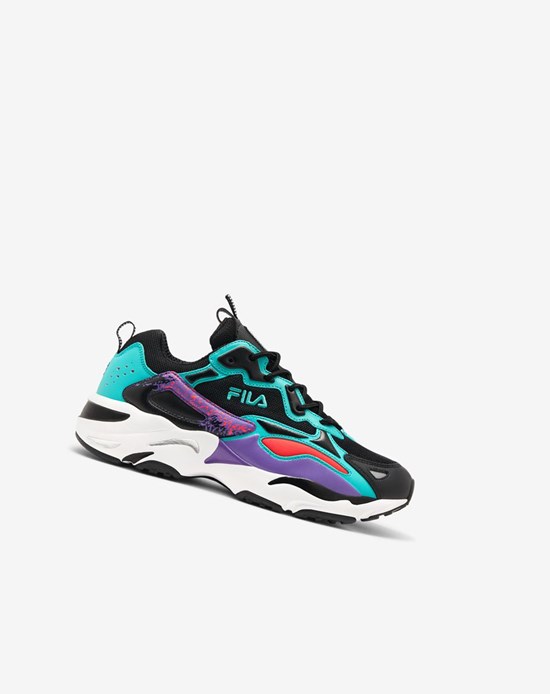 Fila Ray Tracer 2 Nxt Sneakers Negros Morados Blancos | 068514-XOR