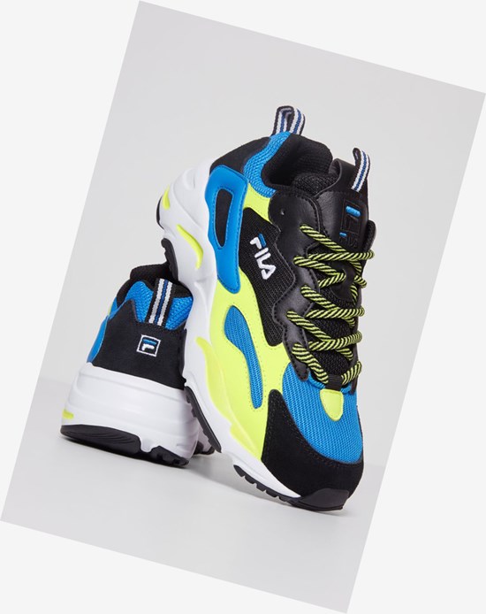 Fila Ray Tracer Sneakers Eble/Sfty/Blk | 598340-VZC