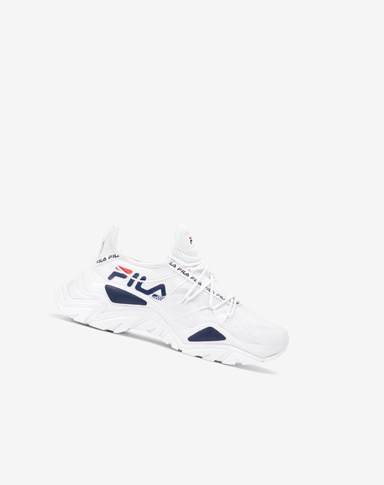 Fila Relectrove Premium Sneakers Blancos Azul Marino Rojos | 072619-STF
