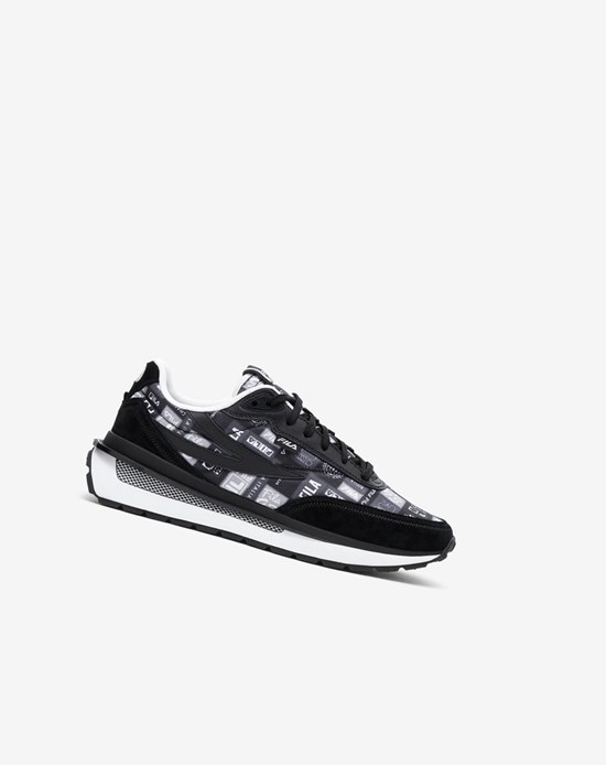 Fila Renno Patchwork Fornido Sneakers Negros Blancos | 412705-EFM
