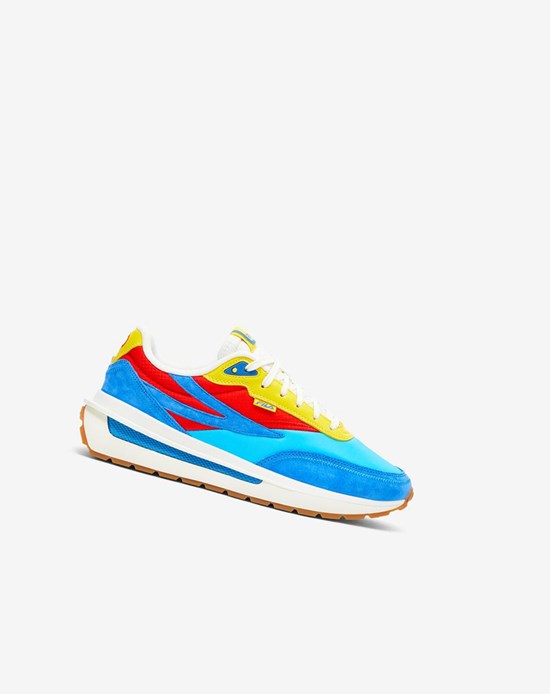 Fila Renno Sneakers Azules Azules Rojos | 590627-UYG