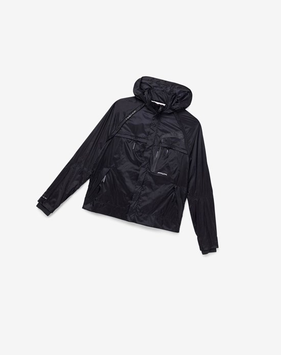 Fila Rigel Windbreaker Negros Blancos Blancos | 857963-DNW