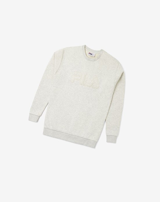 Fila Riksha Sweatshirt Azules | 810235-QSX