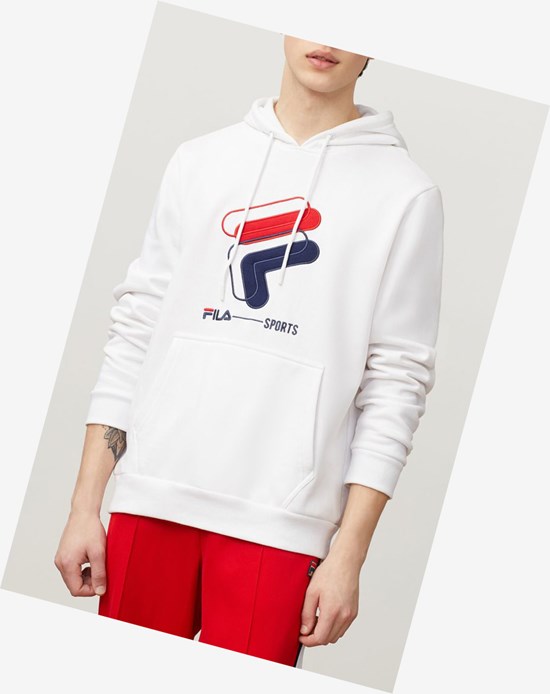 Fila Rocky Hoodie Blancos | 362917-DIW