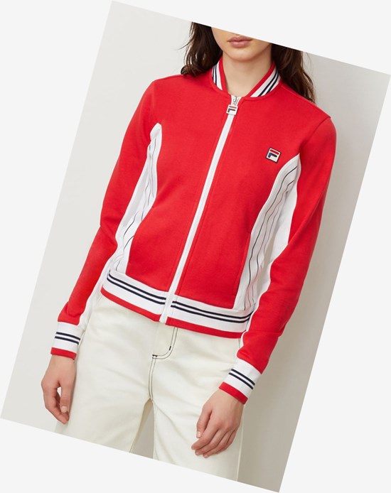Fila Settanta Ii Jacket Fred/Wht/Fnvy | 681542-HQE