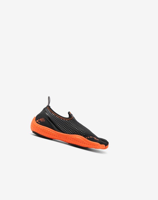 Fila Skele-toes Emergence Tenis Shoes Negros Naranjas | 679523-VTQ