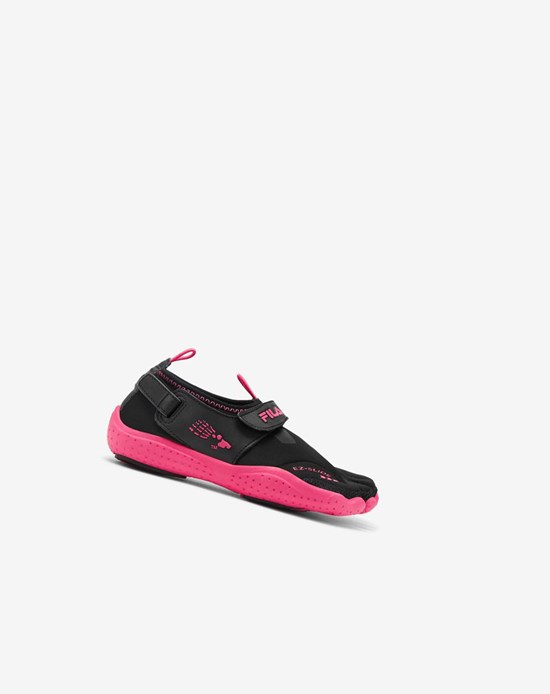 Fila Skele-toes Ez Chanclas 2 Tenis Shoes Negros Rosas | 698174-QVB