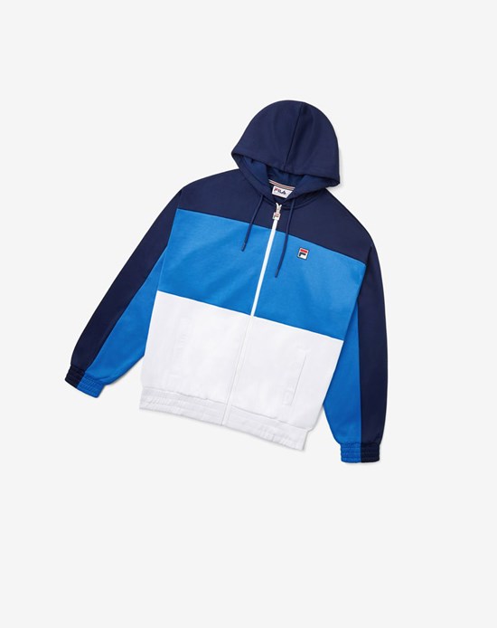 Fila Sky Hoodie Drblu/Peac/Wht | 601928-YPC