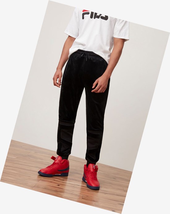 Fila Sparsh Velour Pant Negros | 836471-GTU