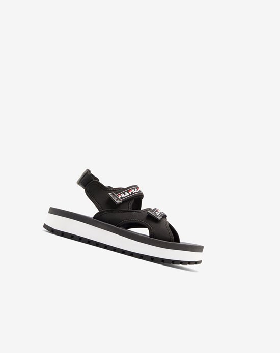 Fila Spot Eva Sandal Chanclas Sandals Negros Rojos Blancos | 583267-QCA