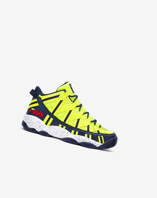 Fila Stackhouse Spaghetti Sneakers Amarillos Azul Marino Blancos | 529780-RGL