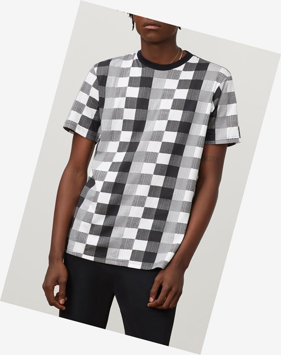 Fila Talaman Tee Blk/Fgry/Wht | 978354-TNK