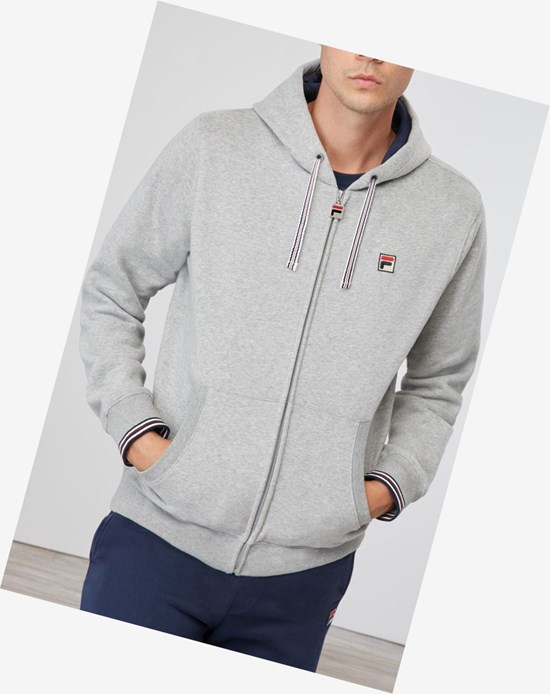 Fila Tenconi Encapuchado Sweatshirt Hgry/Navy | 517362-ZWA