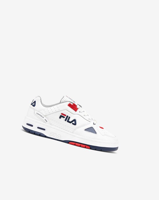 Fila Teratach 600 Sneakers Blancos Azul Marino Rojos | 920536-VLG