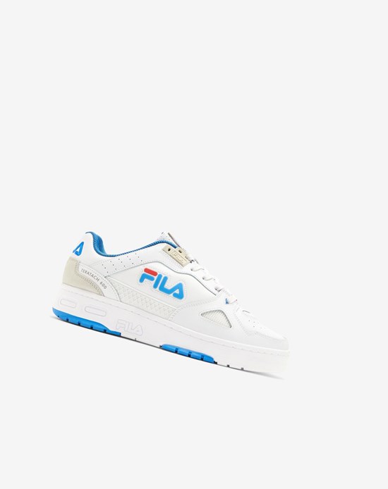 Fila Teratach 600 Sneakers Blancos Azules Plateados | 597463-LEI