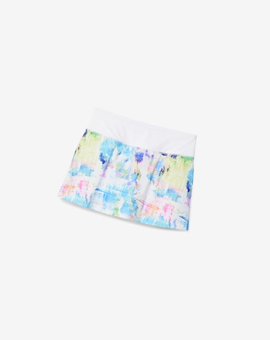 Fila Tie Breaker 13 1/2" Skater Skort Blancos | 046719-UHW