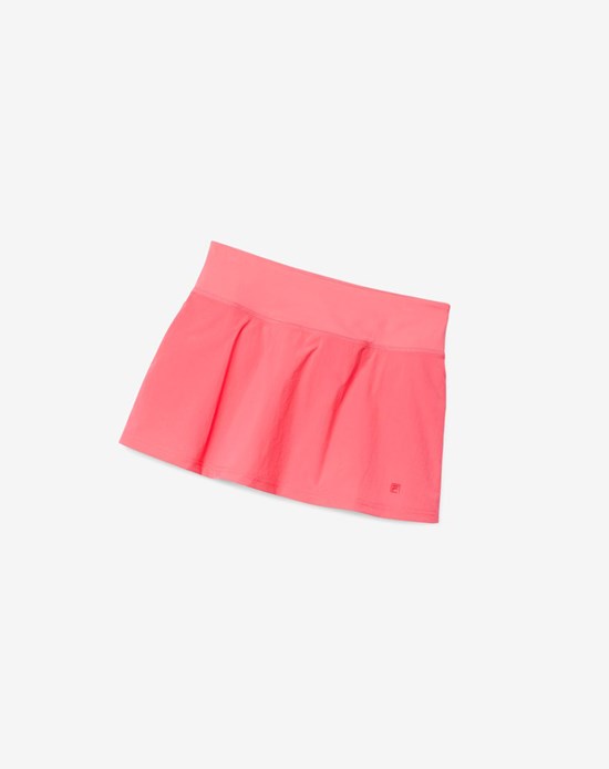 Fila Tie Breaker 13 1/2" Skater Skort Rojos | 148907-LRH