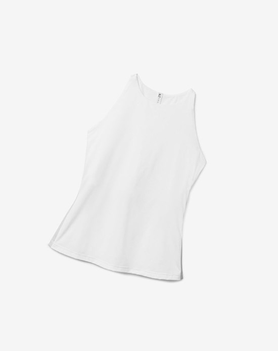 Fila Tie Breaker Racerback Tank Blancos | 967325-QYW
