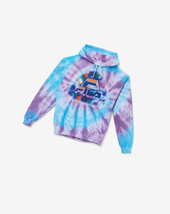Fila Tie Dye Icon Hoodie 099 Tie Dye | 156438-IQG