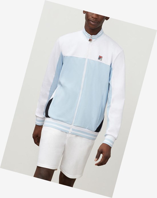 Fila Tiebreaker Pista Jacket Cblu/Wht/Blk | 319054-ZYO