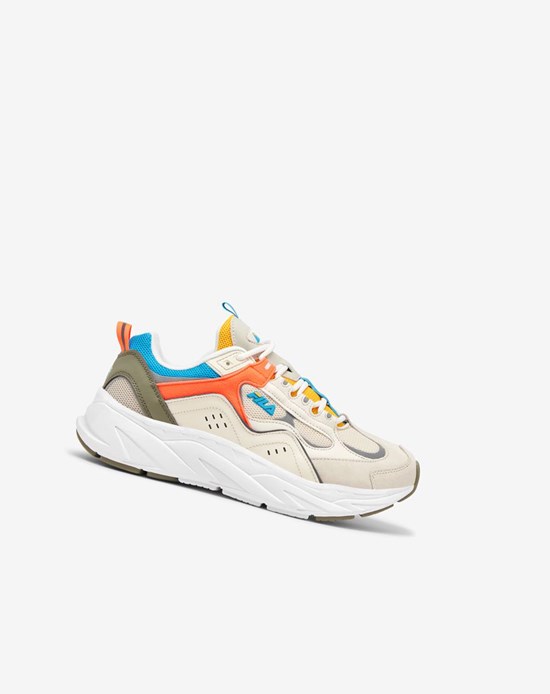 Fila Trigate Plus Sneakers Creme Blancos | 283915-ZUH