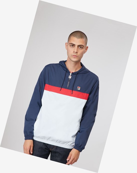 Fila Turin Windjacket Wht/Cred/Navy | 018723-ASU