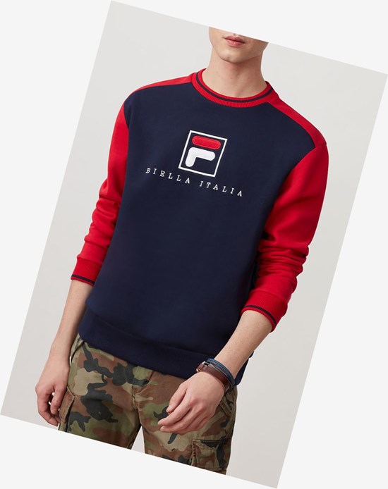 Fila Ventura Sweatshirt Peac/Cred/Wht | 138295-XAT