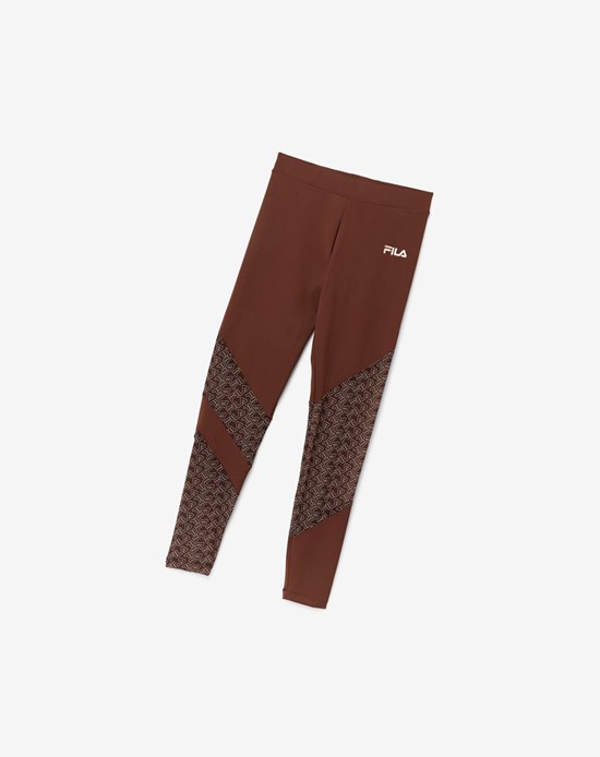 Fila Vilina Legging Azules Rosas | 765403-FQL