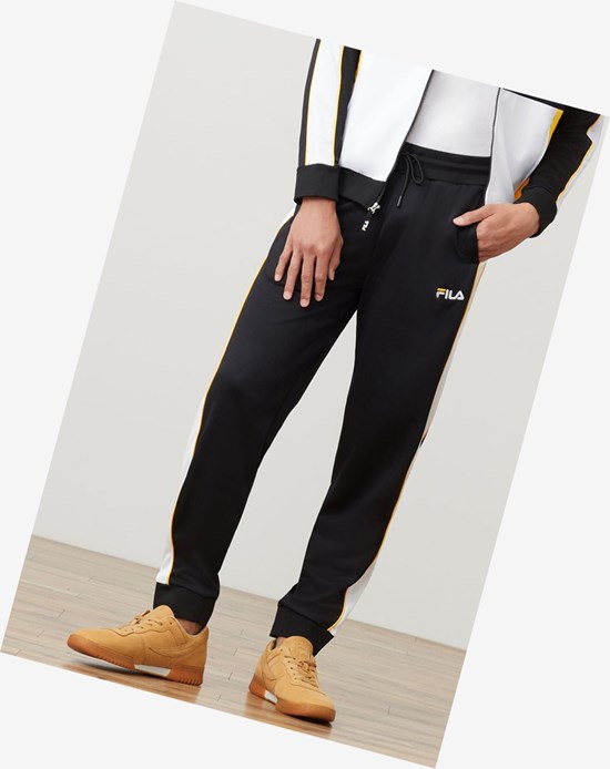 Fila Yuri Pant Blk/Wht/Gfus | 480267-QHS