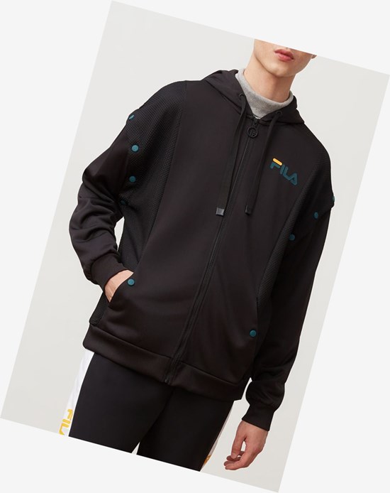 Fila Zee Snap Off Sleeve Jacket Negros | 164023-CKT